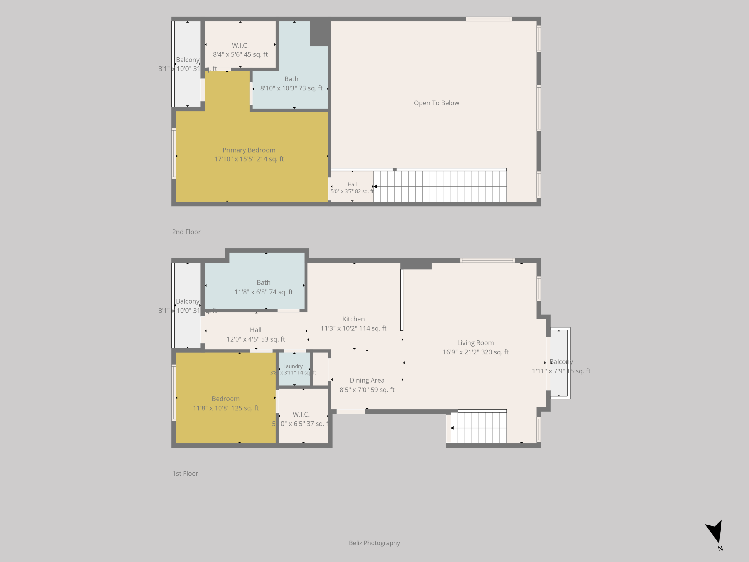 Vertisee Heights Apartments - Two Bedroom Floor Plan